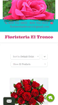 Mobile Screenshot of floristeriaeltronco.com